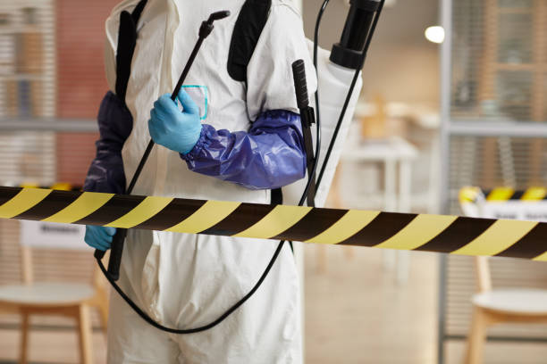 Professional Biohazard Cleanup technician working in Riverside, CA